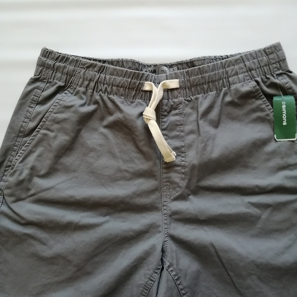 Djab Stretch Twill Pull-On Grey Shorts Small NWT - Picture 2 of 7